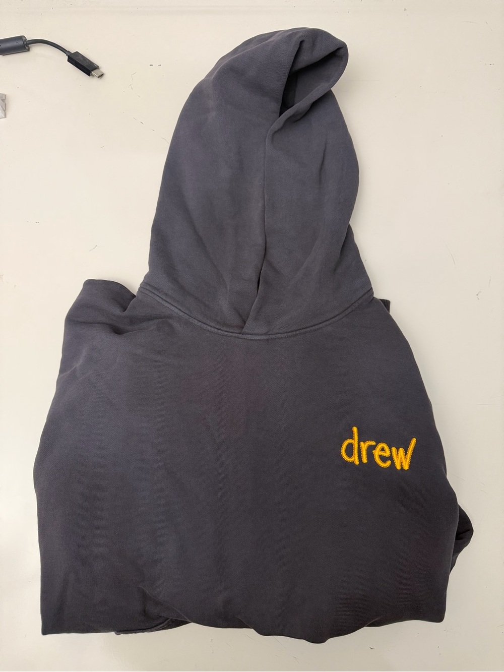 Men’s XL Drew Washed Black hoodie